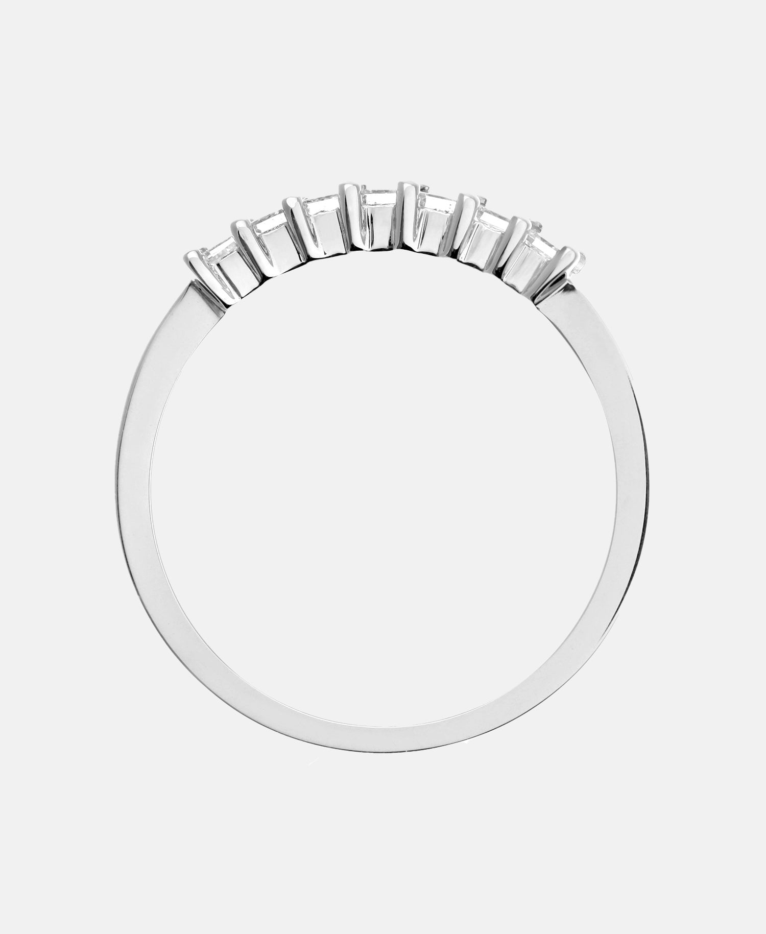 Eternity-Ring aus 750 Weißgold mit 1.3 Karat Diamant