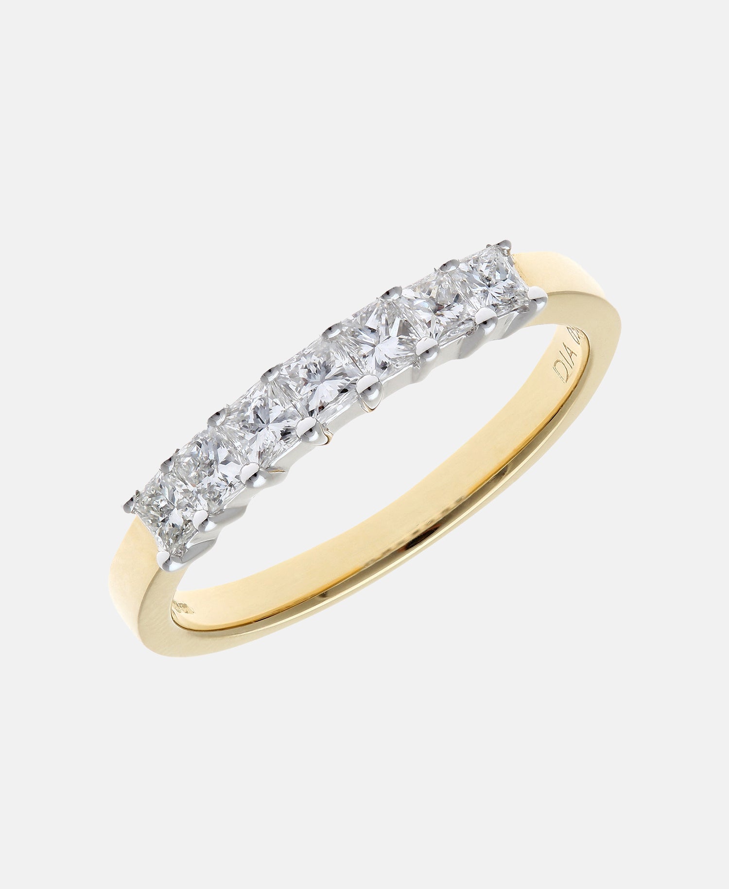 Eternity-Ring aus 750 Gelbgold mit 1.2 Karat Diamant