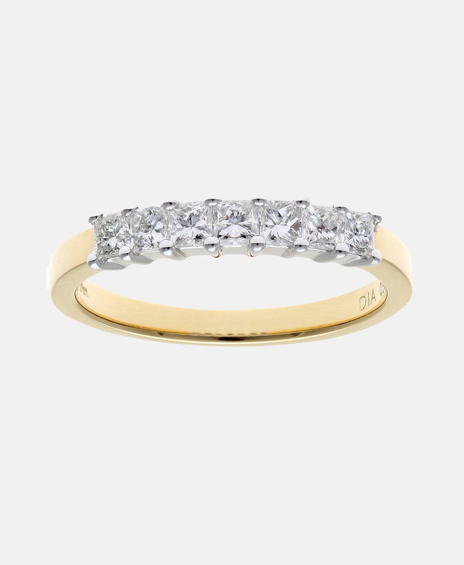 Eternity-Ring aus 750 Gelbgold mit 1.2 Karat Diamant