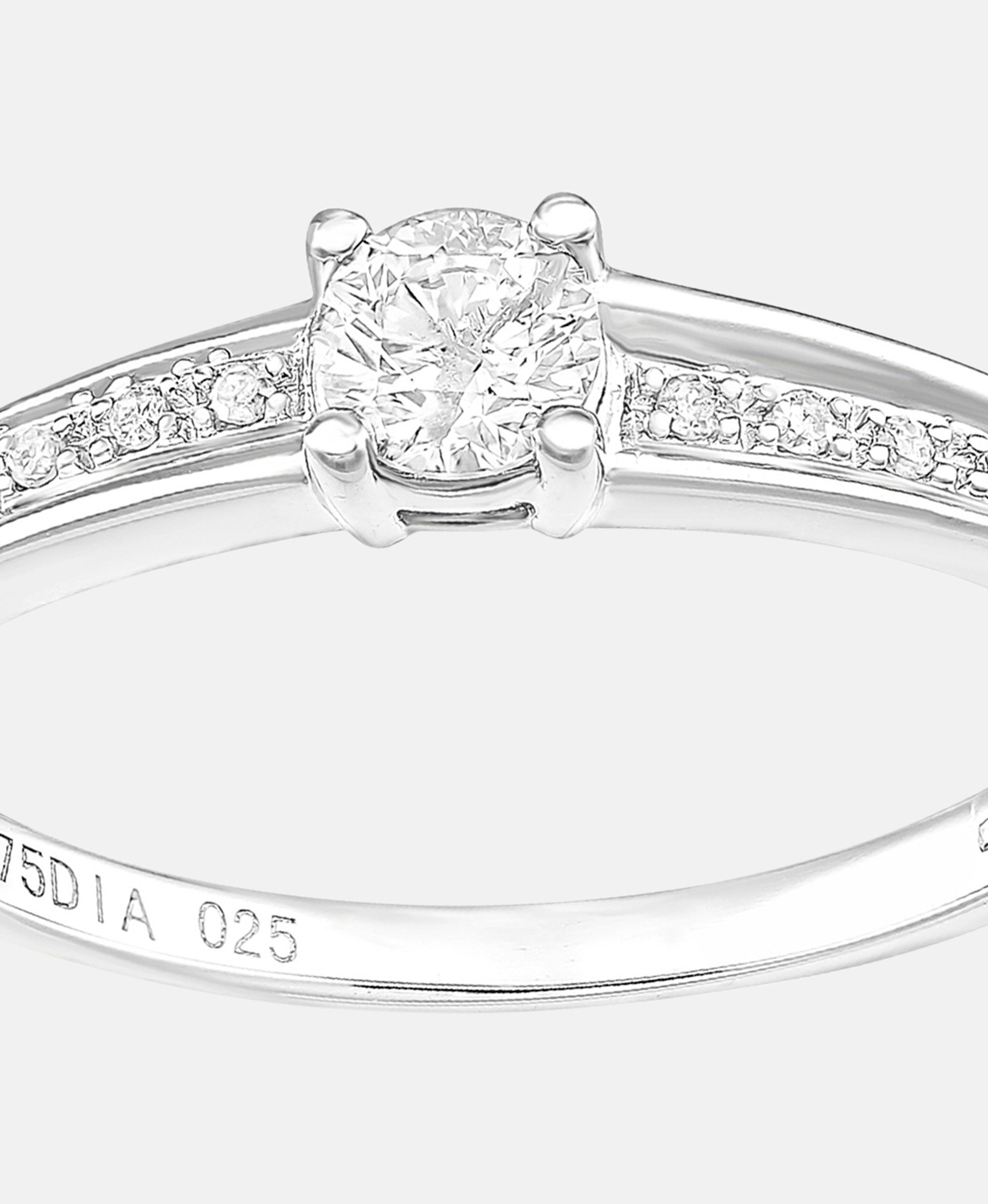 DIAMANT LETERNEL Ring Silver