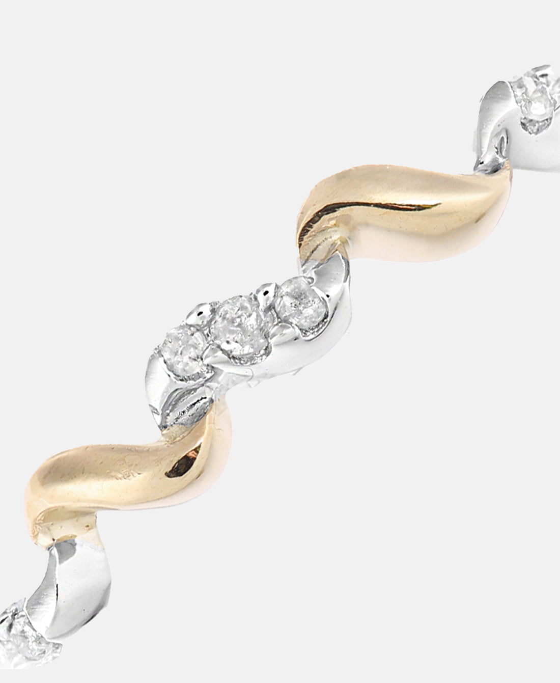 Eternity-Ring aus 375 Gelbgold mit 0.08 Karat Diamant