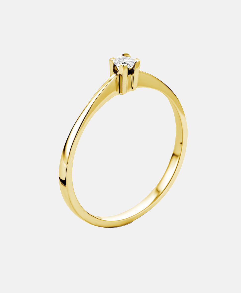 DIAMANT LETERNEL Ring Gold