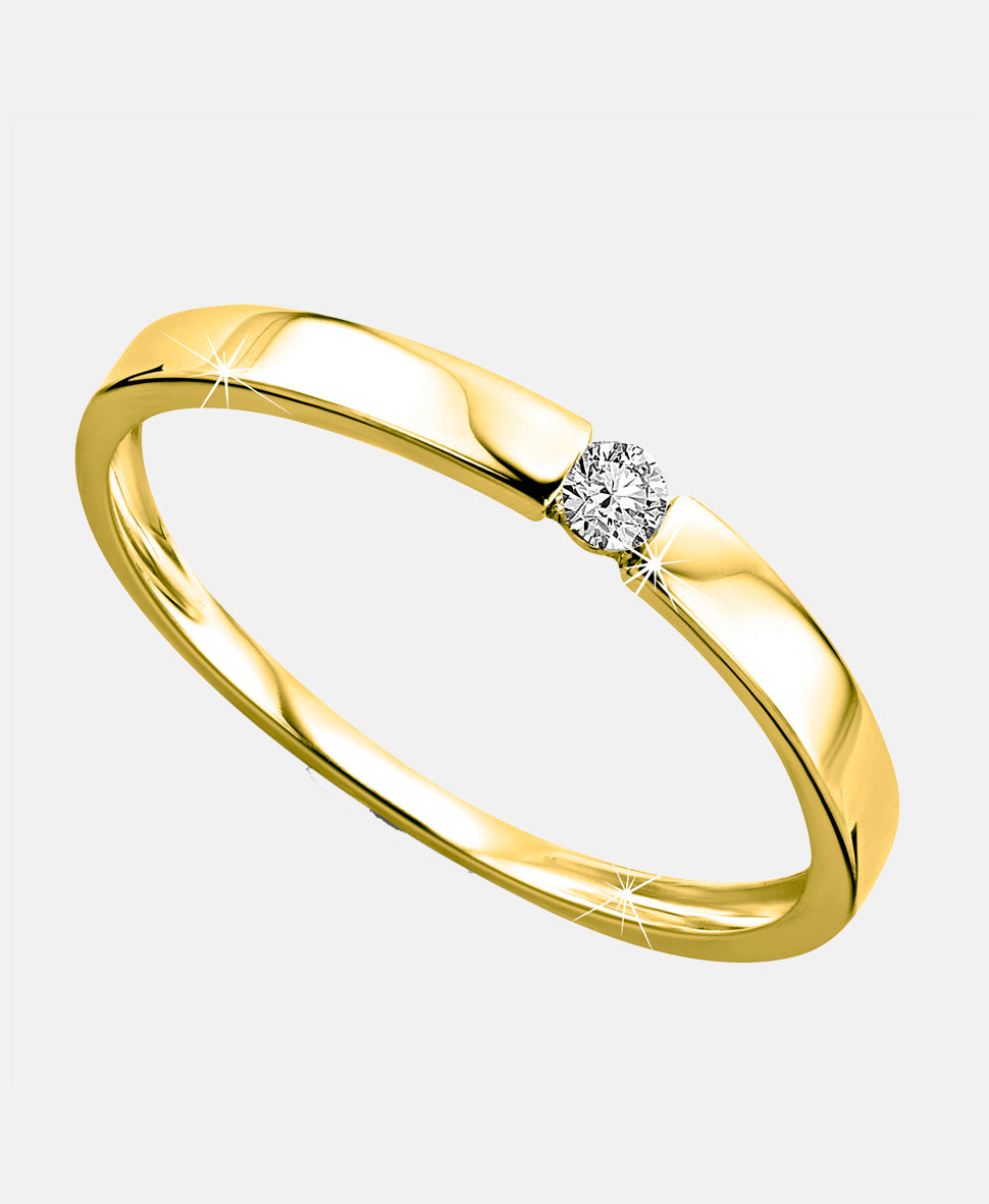 DIAMANT LETERNEL Ring Gold