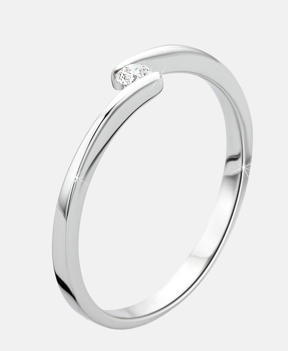 DIAMANT LETERNEL Ring Silver
