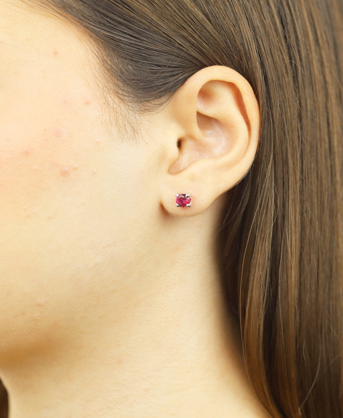 DIAMANT LETERNEL Earrings Fuchsia