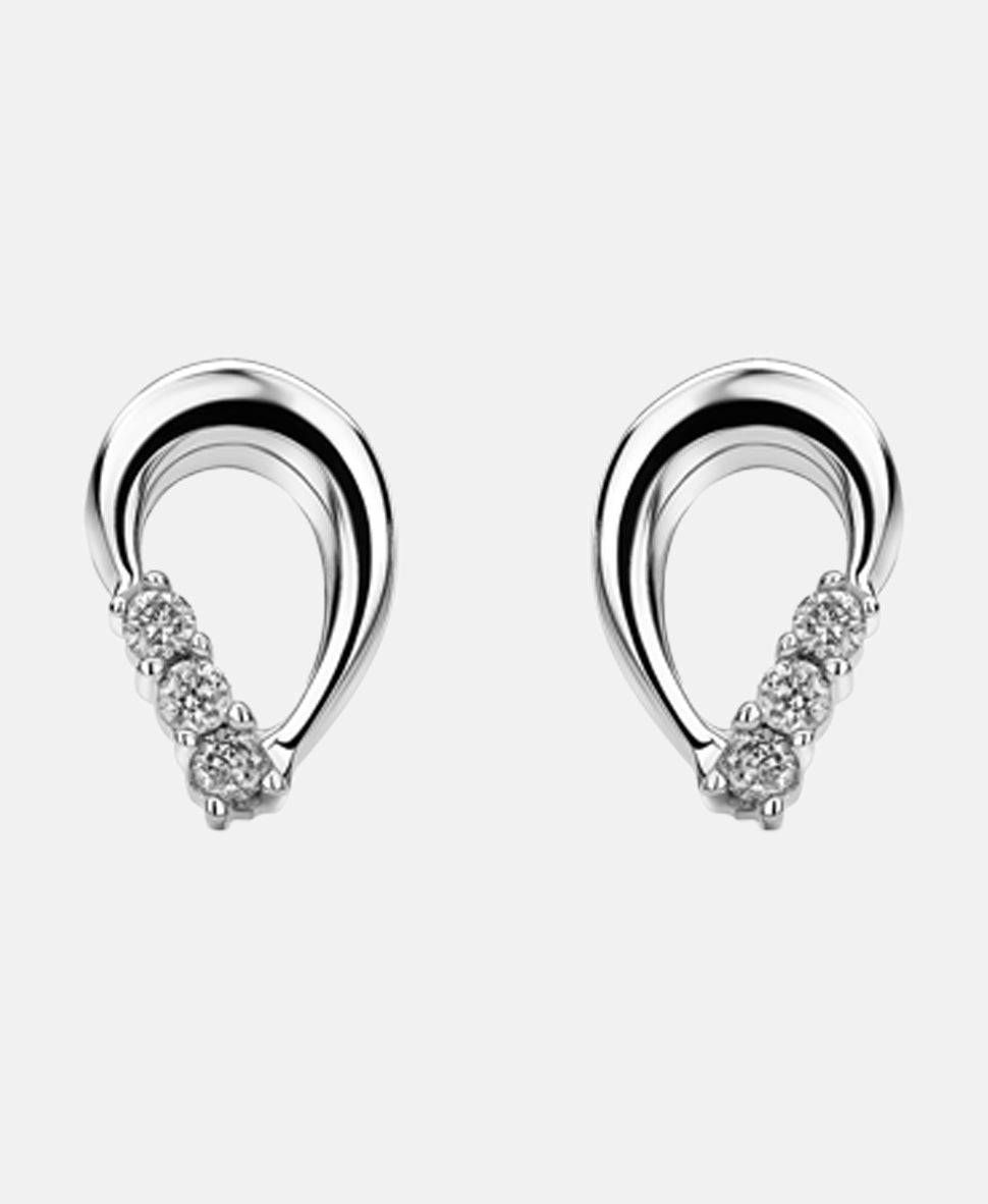 DIAMANT LETERNEL Earrings Silver
