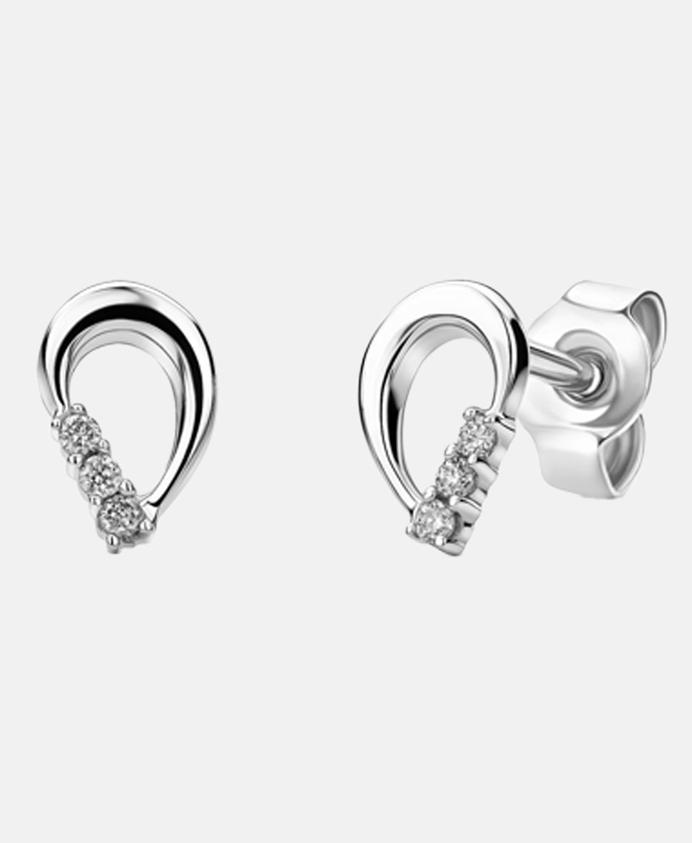 DIAMANT LETERNEL Earrings Silver
