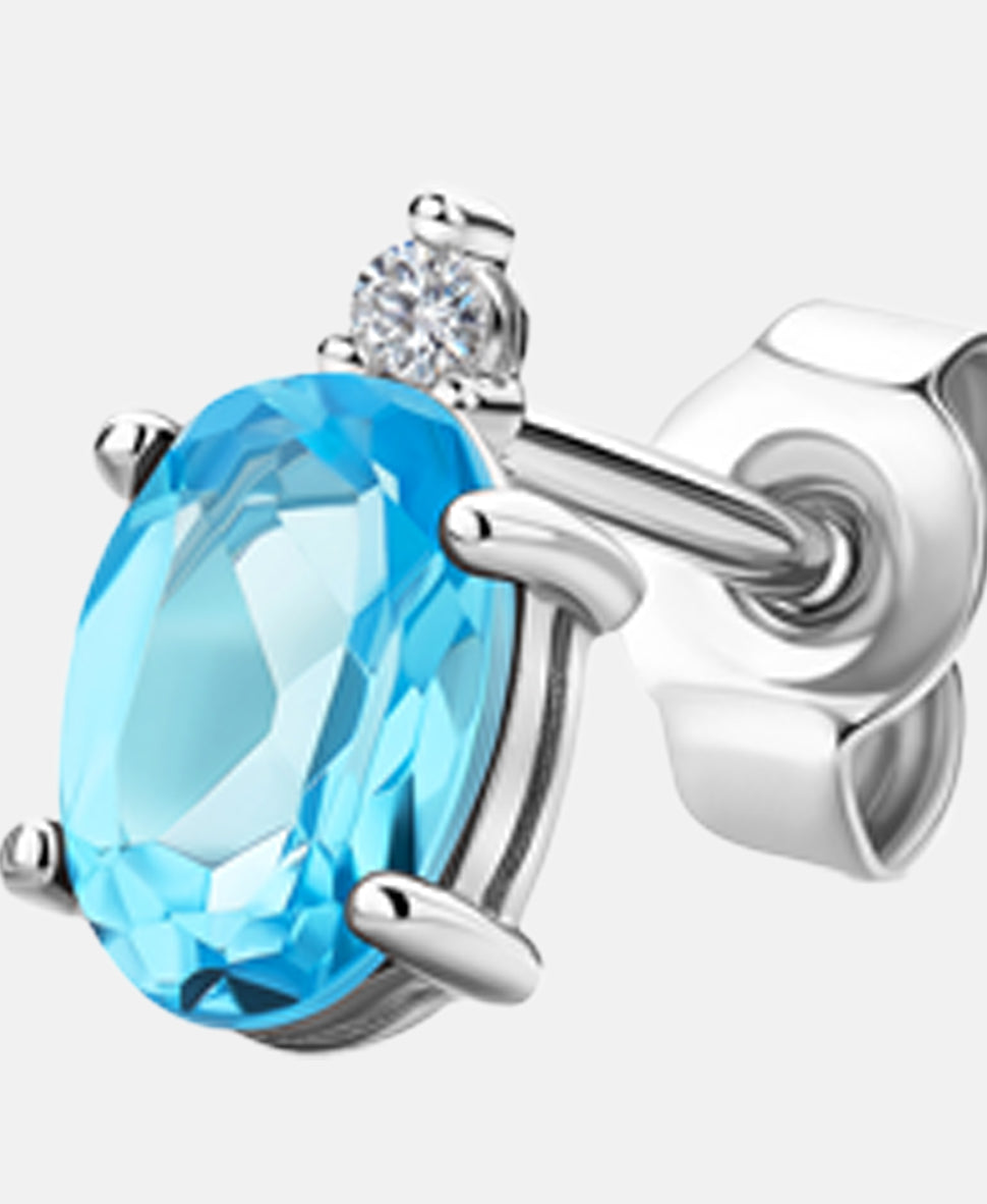 DIAMANT LETERNEL Earrings Silver