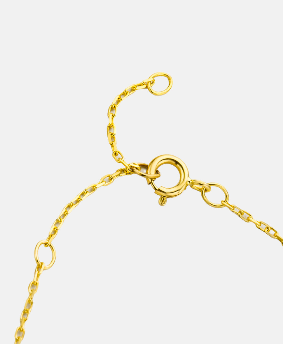 Armband aus 375 Gelbgold mit Diamant