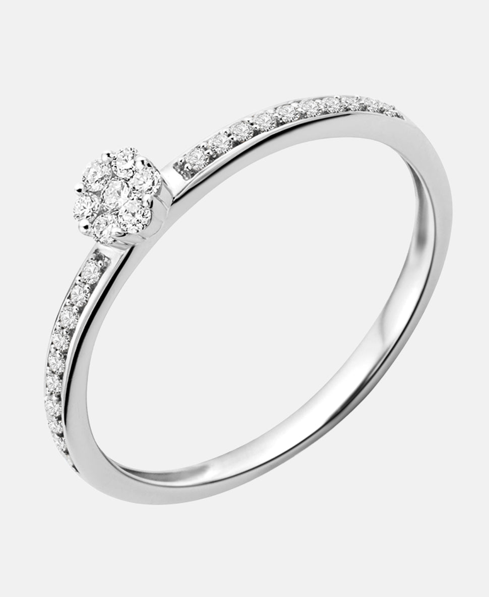 Ring aus 375 Weißgold