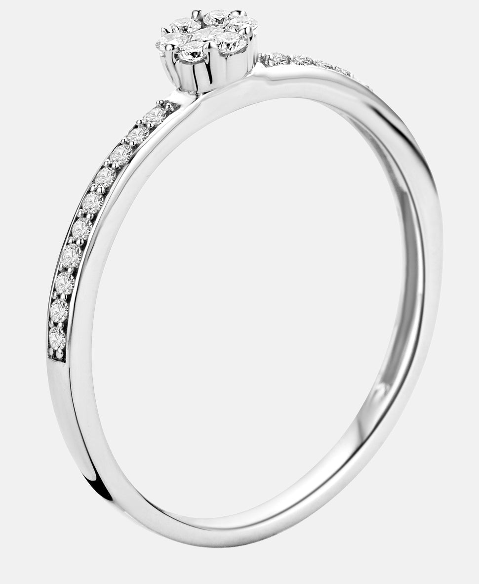 Ring aus 375 Weißgold