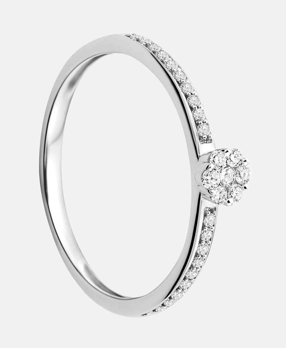 Ring aus 375 Weißgold