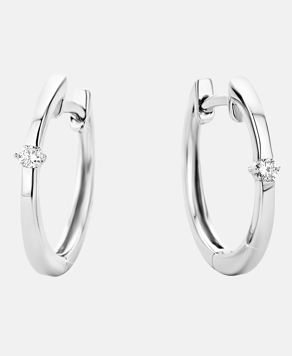 DIAMANT LETERNEL Earrings Silver