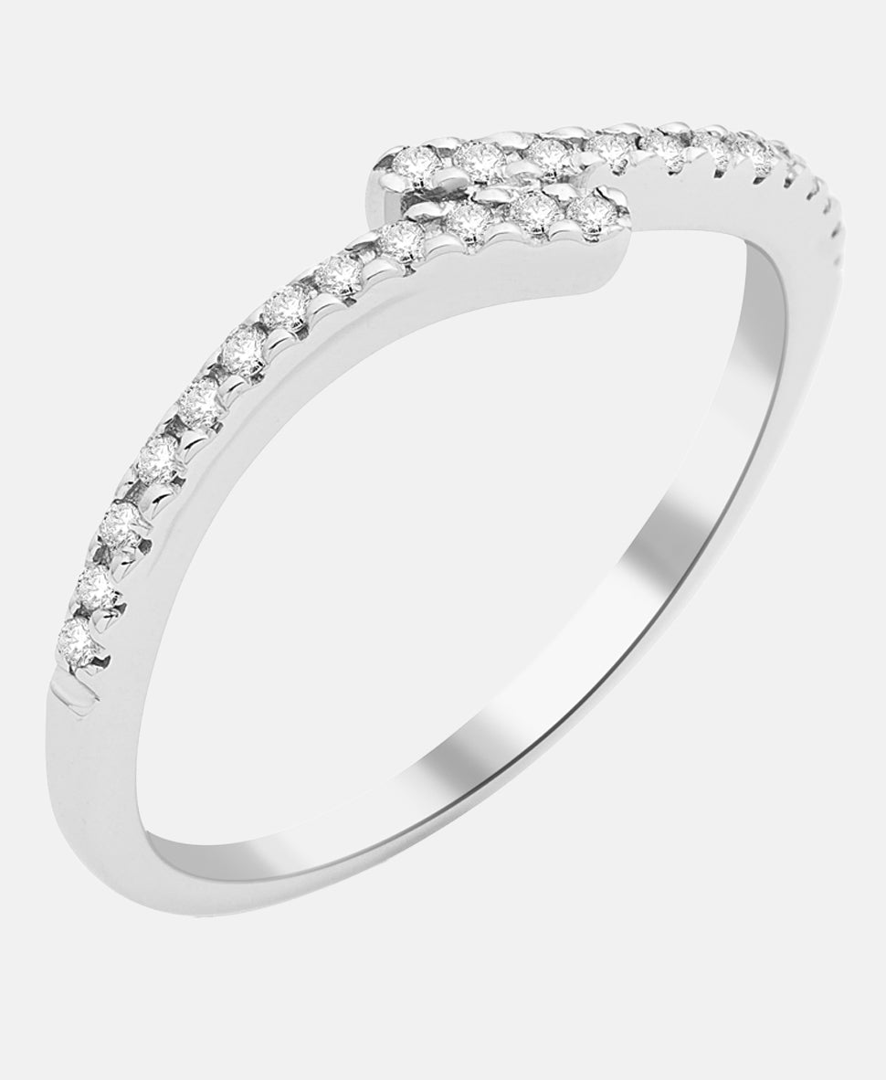 Ring aus 375 Weißgold