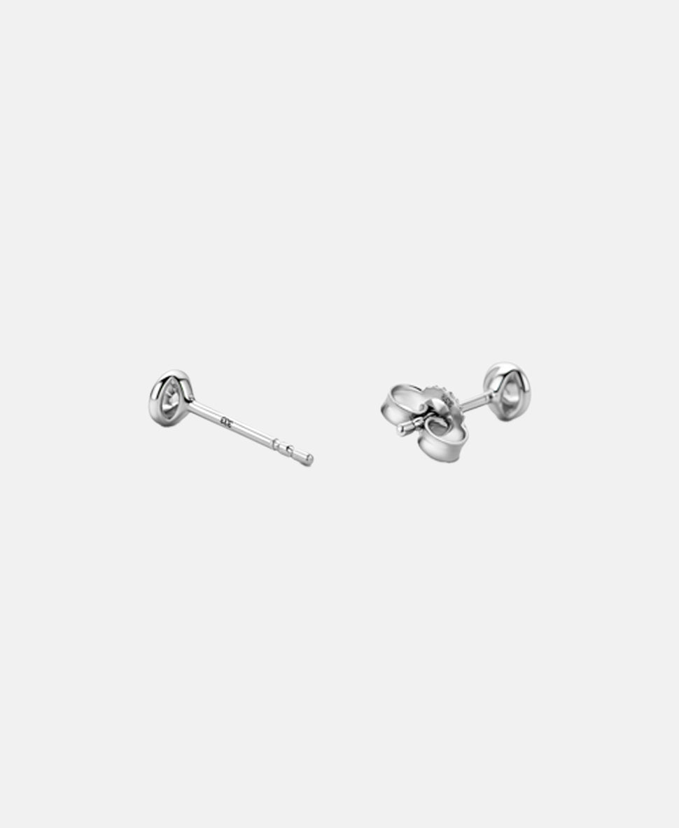 Ohrringe aus 333 Weißgold mit Diamant