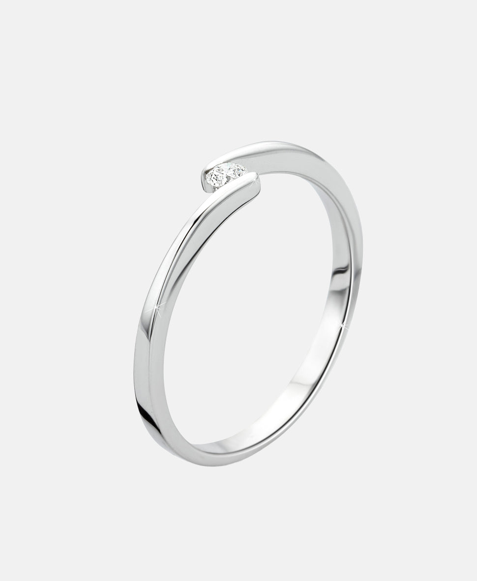DIAMANT LETERNEL Ring Silver