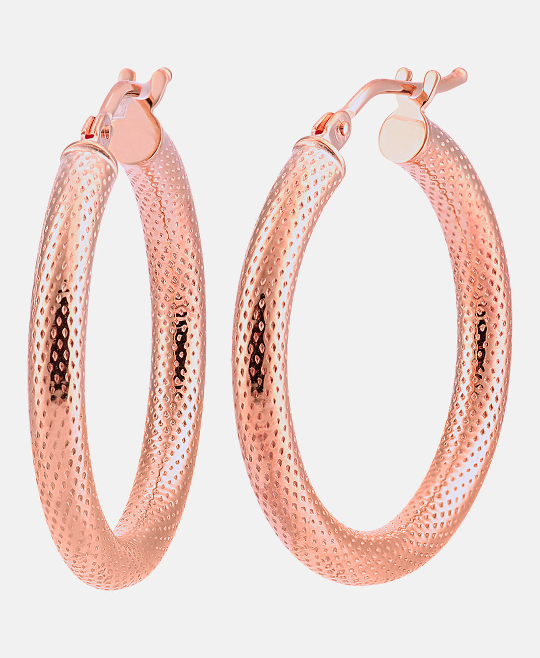 Creolen aus 375 Roségold in Roségold