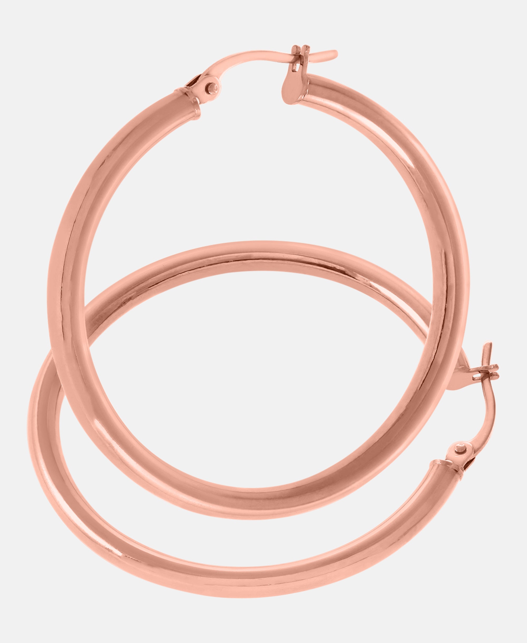 Creolen aus 375 Roségold in Roségold