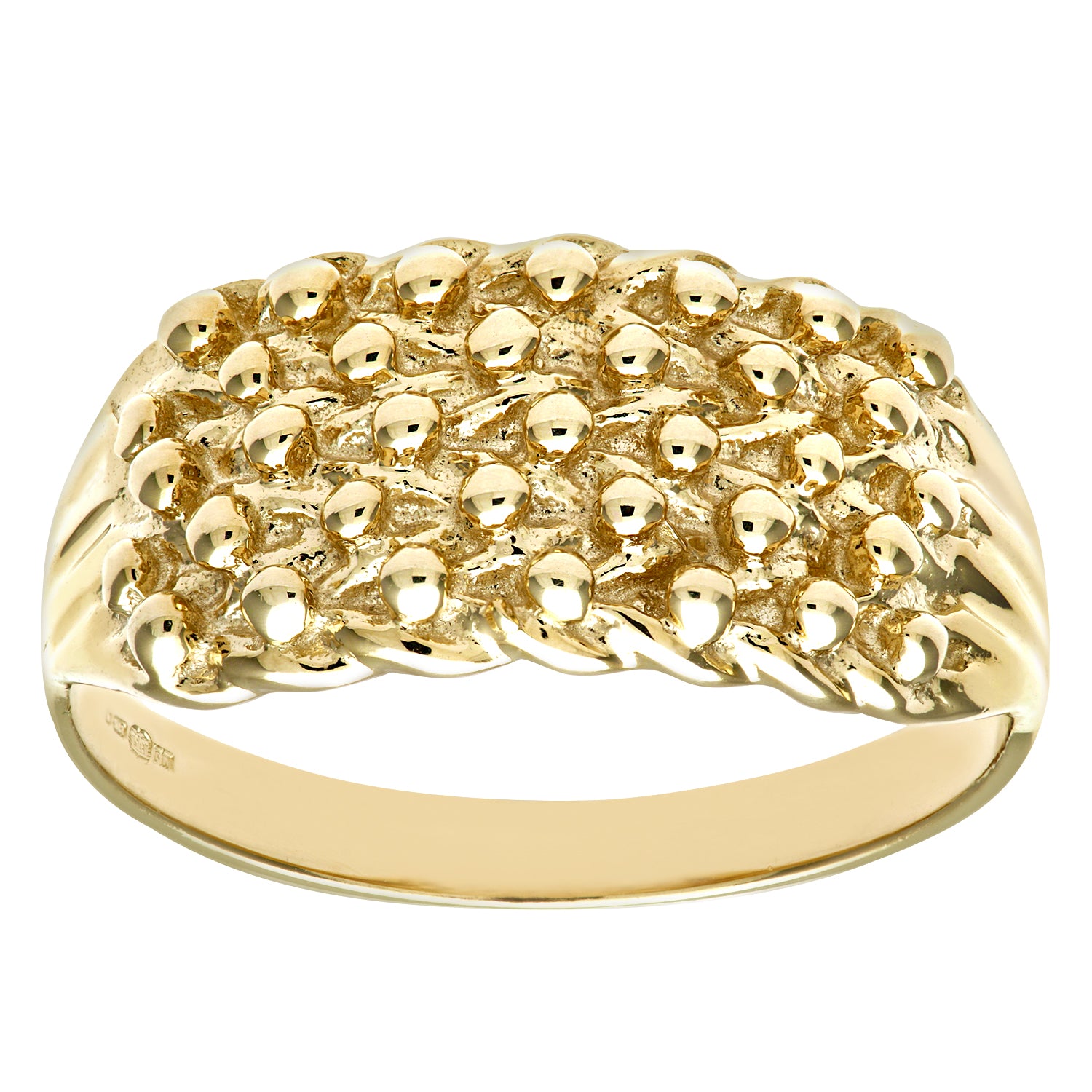 9ct Yellow Gold Ladies Keeper Ring