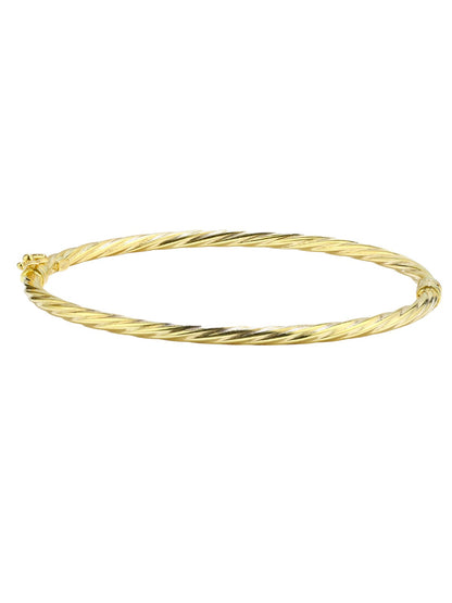 Armreif aus 375 Gelbgold gedreht