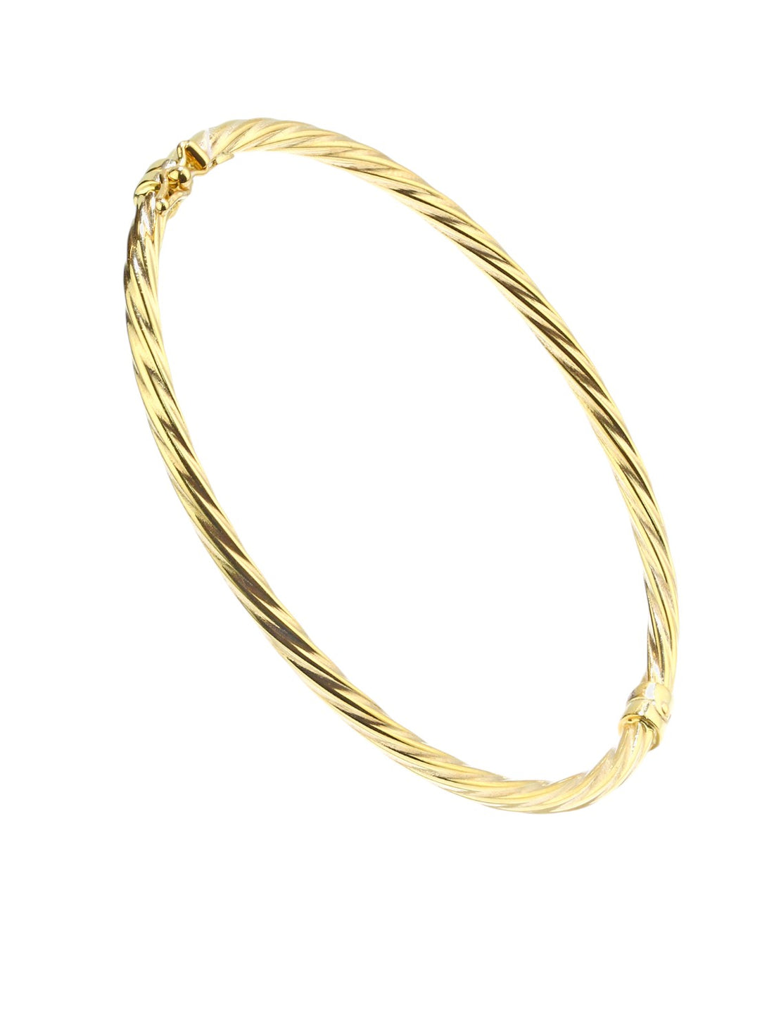 Armreif aus 375 Gelbgold gedreht