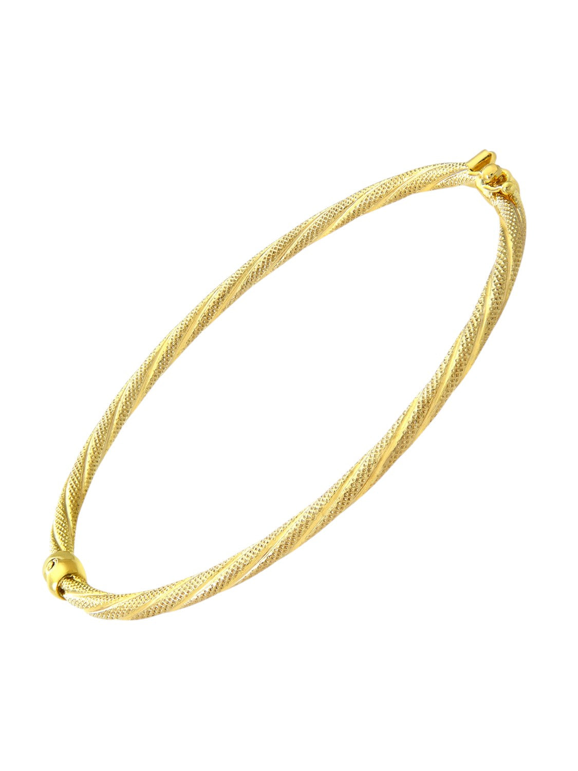 Armreif aus 375 Gelbgold gedreht