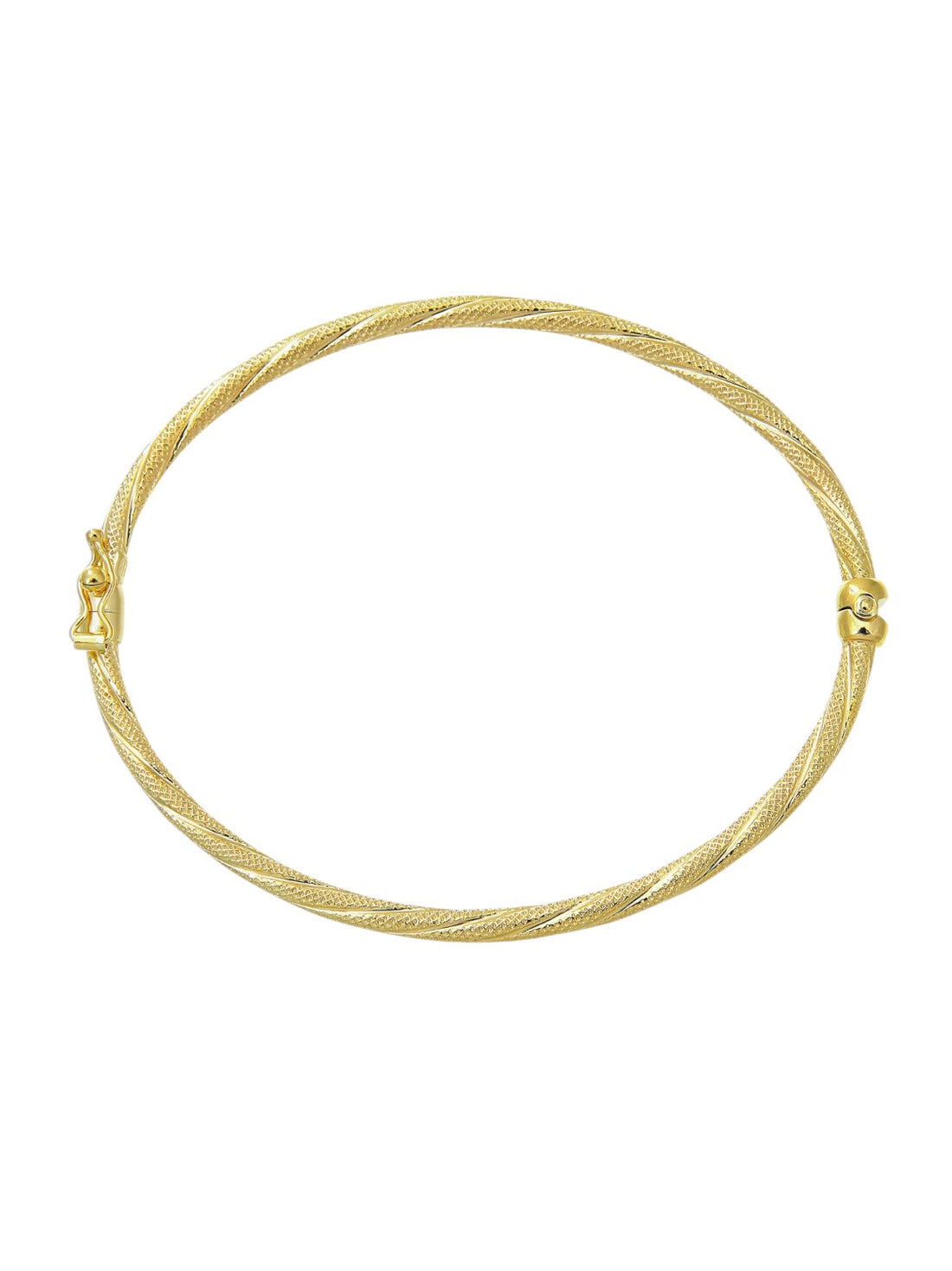 Armreif aus 375 Gelbgold gedreht
