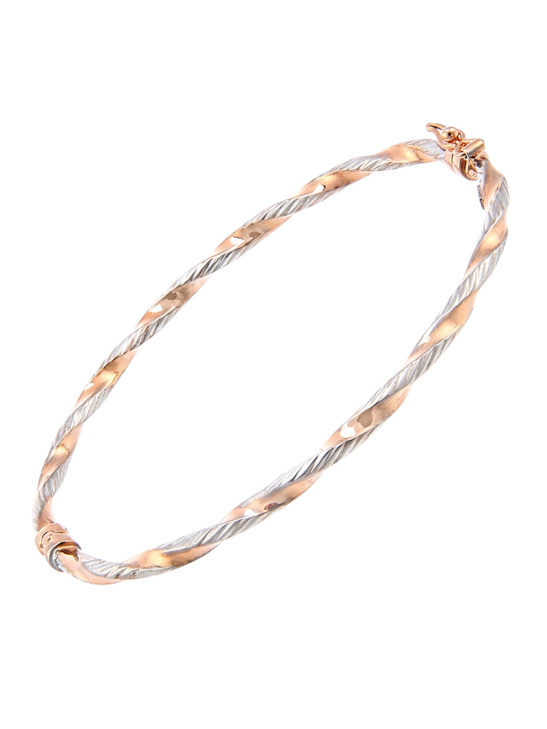 Armreif aus 375 Roségold gedreht