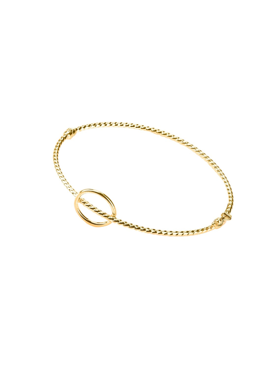 Armreif aus 375 Gelbgold gedreht
