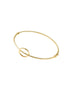 Armreif aus 375 Gelbgold gedreht