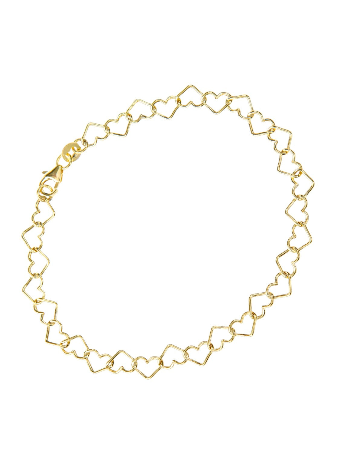 Armband aus 375 Gelbgold Herz-Design