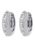 Earrings in 375 (9K) White Gold with Diamonds
