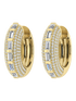 Earrings in 375 (9K) Yellow Gold with Diamonds