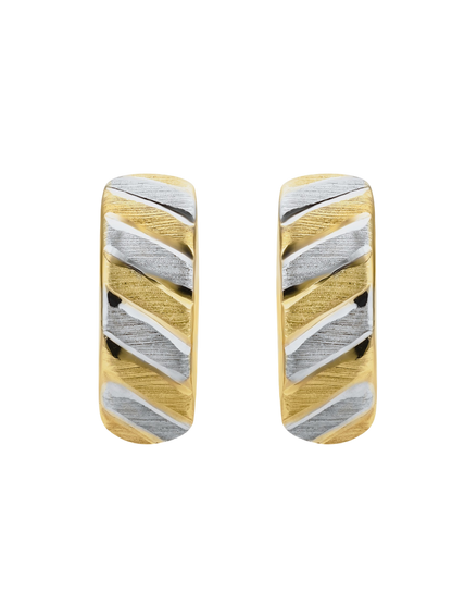 Hoop earrings in 585 (14K) Gold