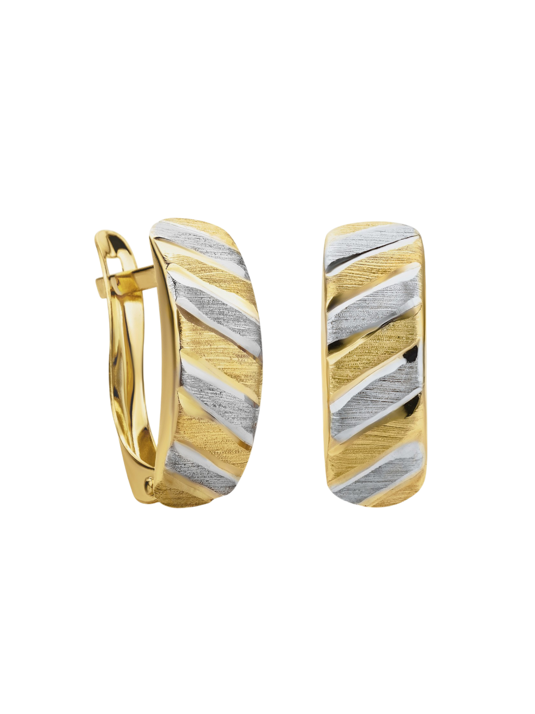 Hoop earrings in 585 (14K) Gold