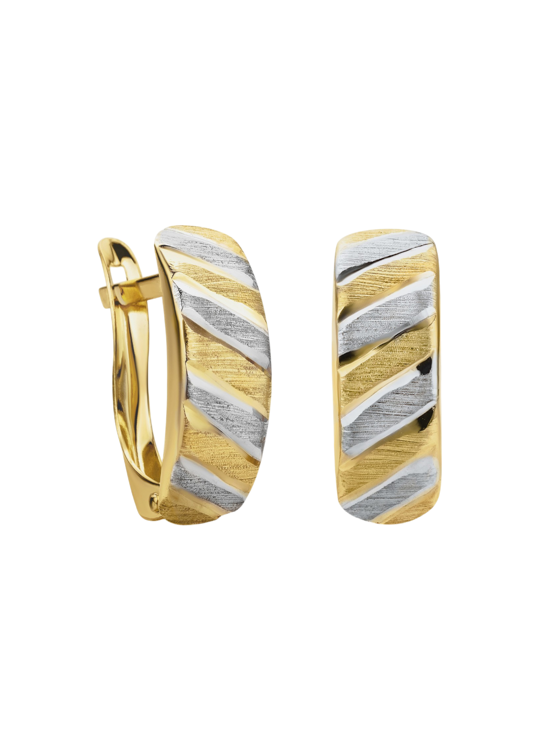 Hoop earrings in 585 (14K) Gold