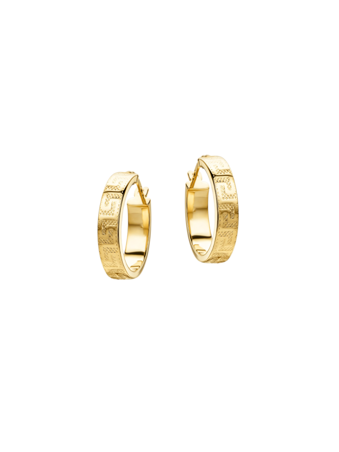 18kt Yellow Gold Hoop Earrings