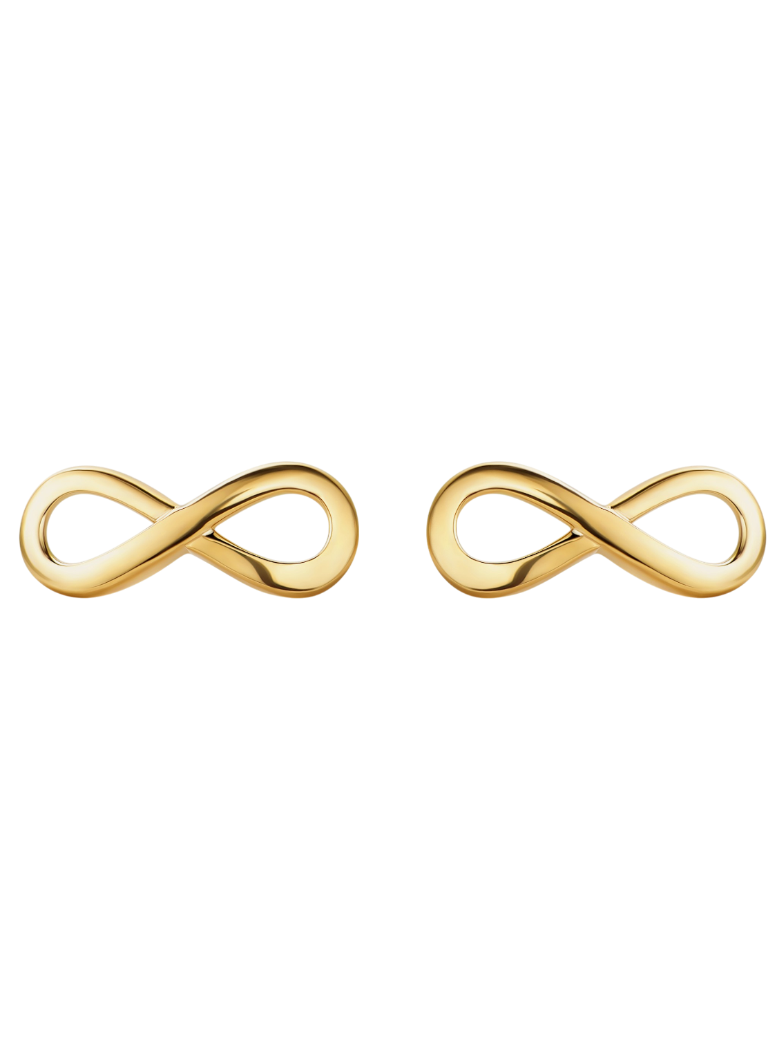 Stud earrings in 375 (9K) Yellow Gold