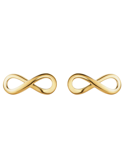 Stud earrings in 375 (9K) Yellow Gold
