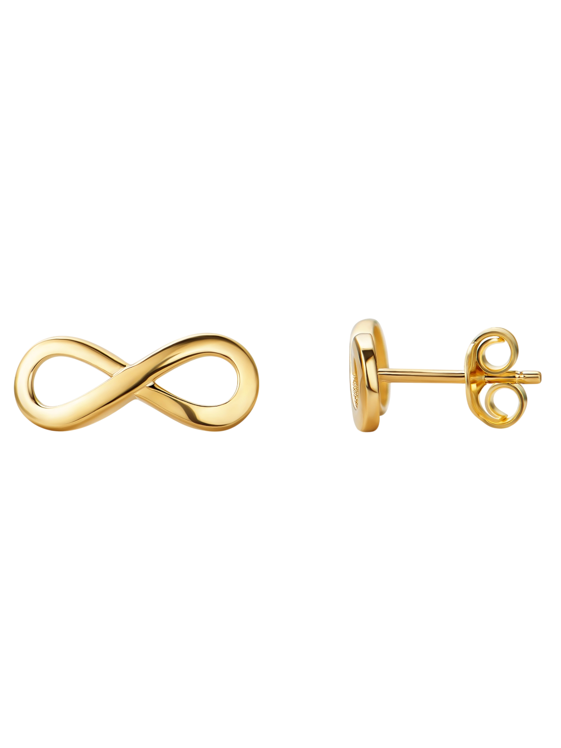 Stud earrings in 375 (9K) Yellow Gold