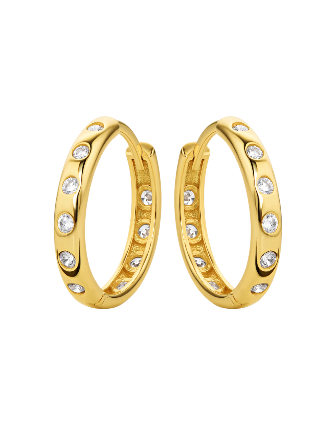9kt Yellow Gold Hoop Earrings