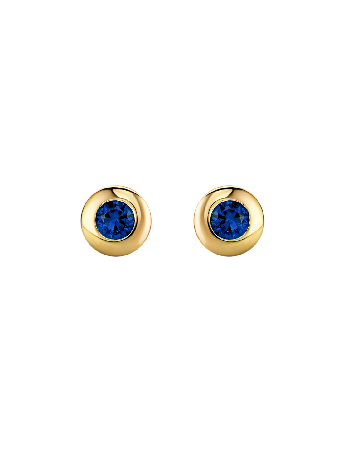 9kt Yellow Gold Stud Earrings