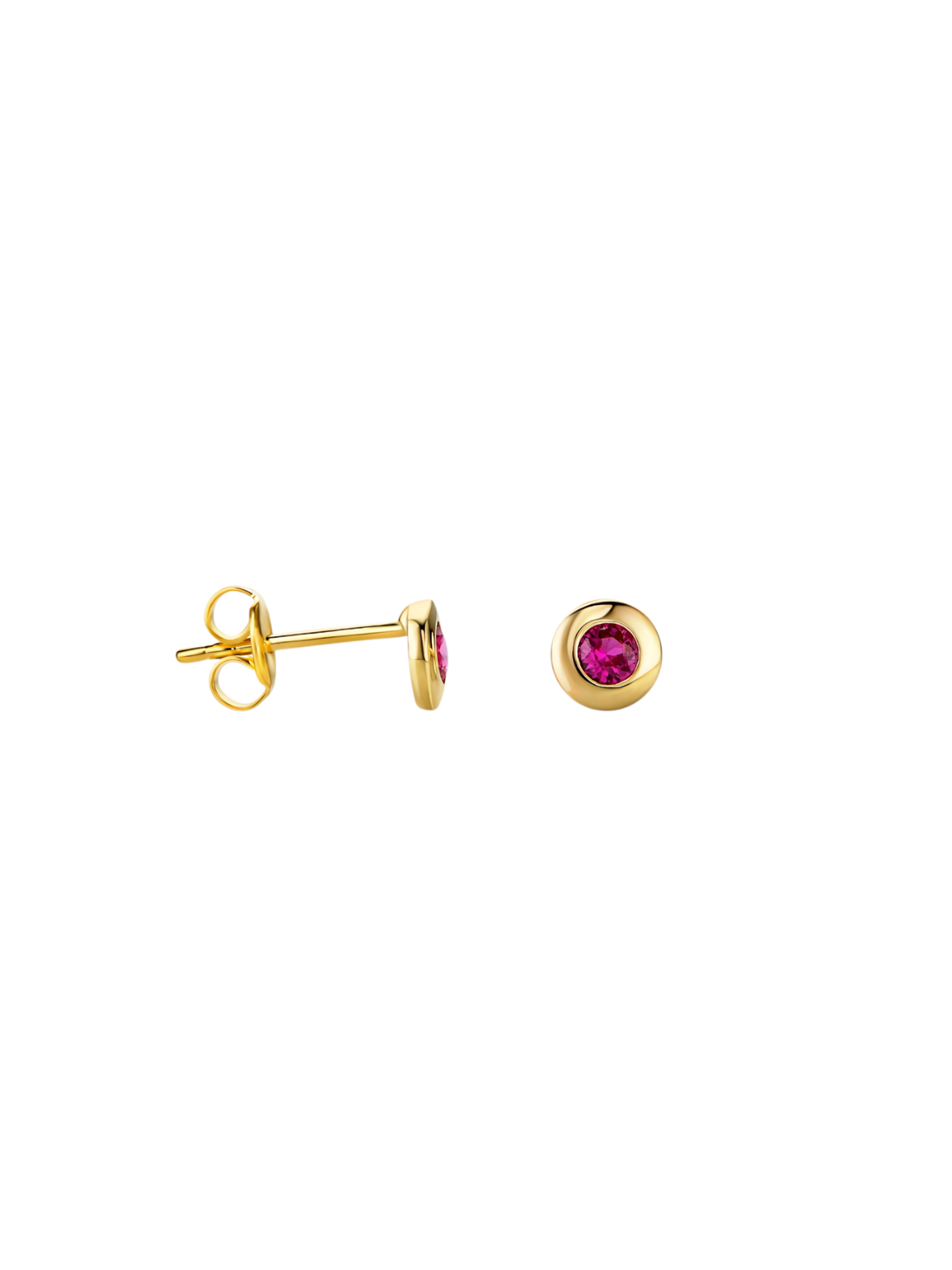 9kt Yellow Gold Stud Earrings