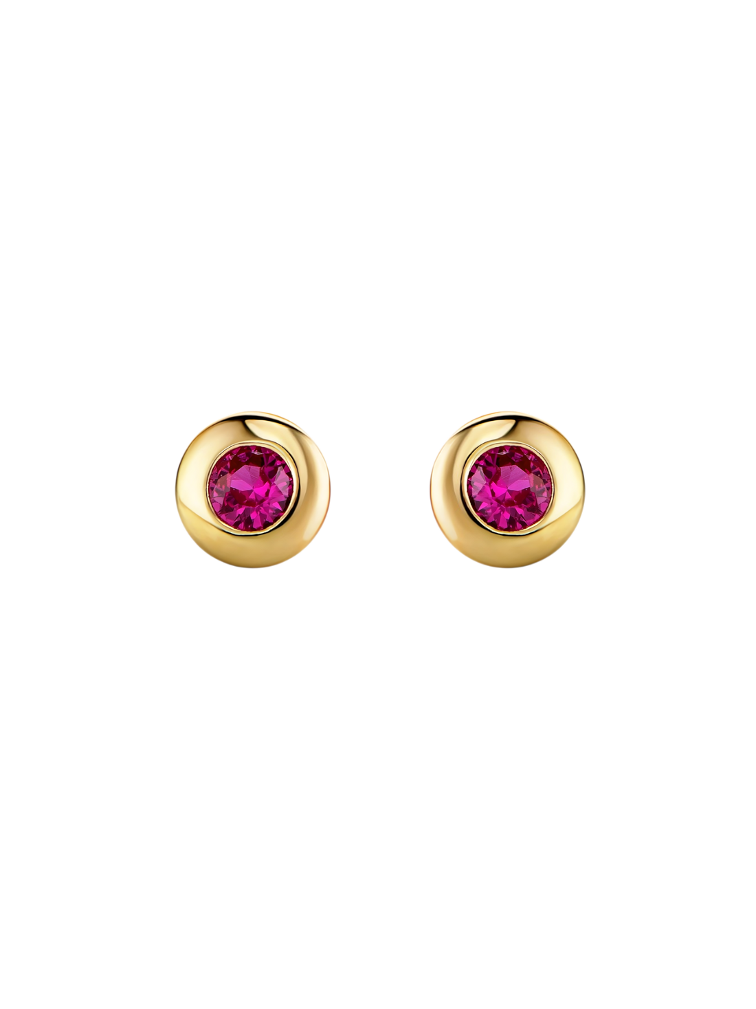 9kt Yellow Gold Stud Earrings