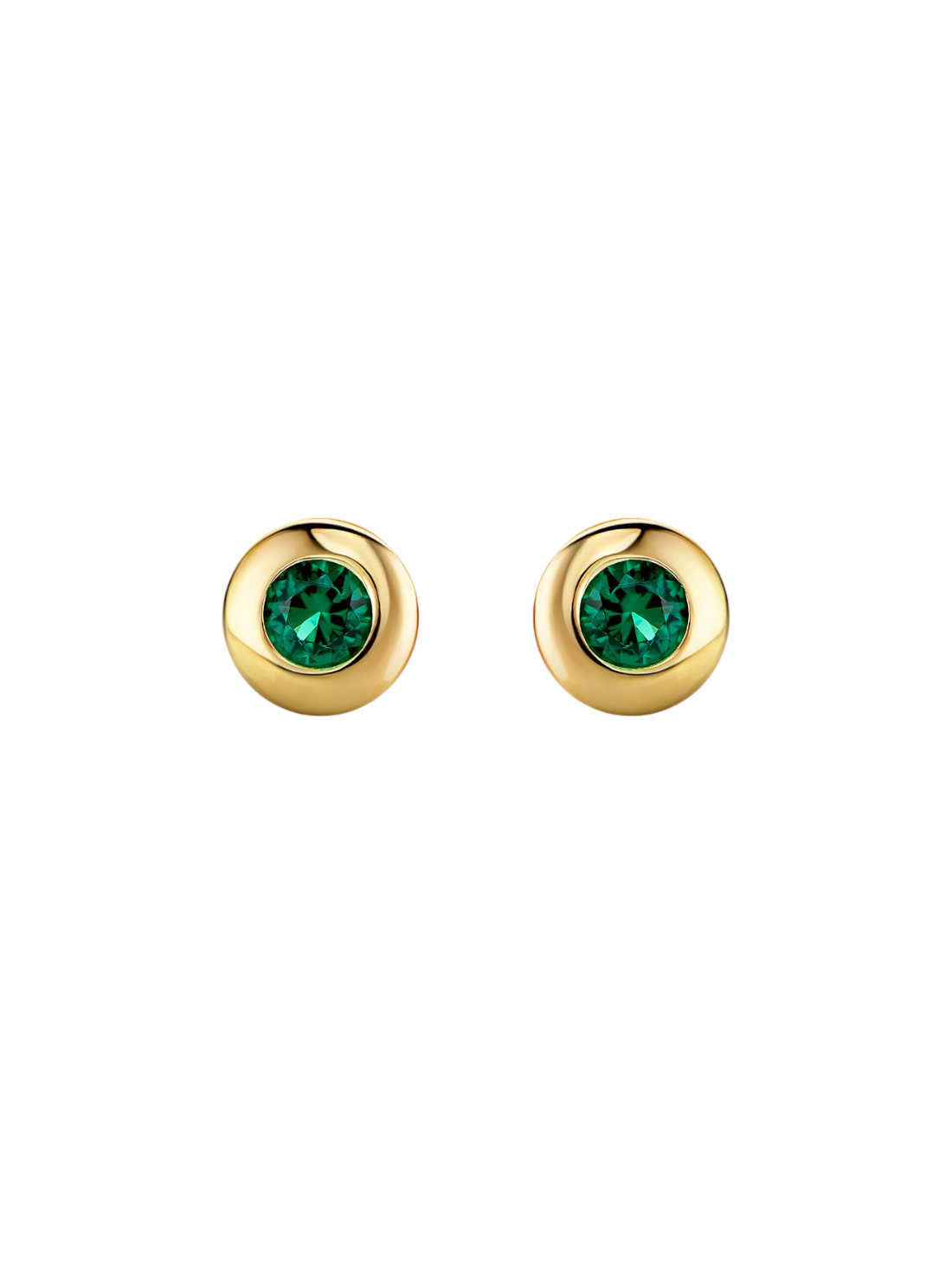 9kt Yellow Gold Stud Earrings