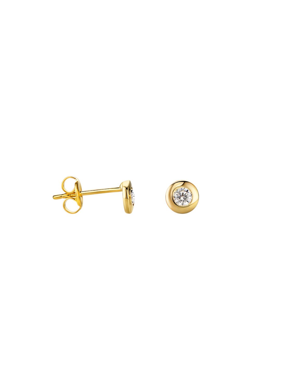 9kt Yellow Gold Stud Earrings
