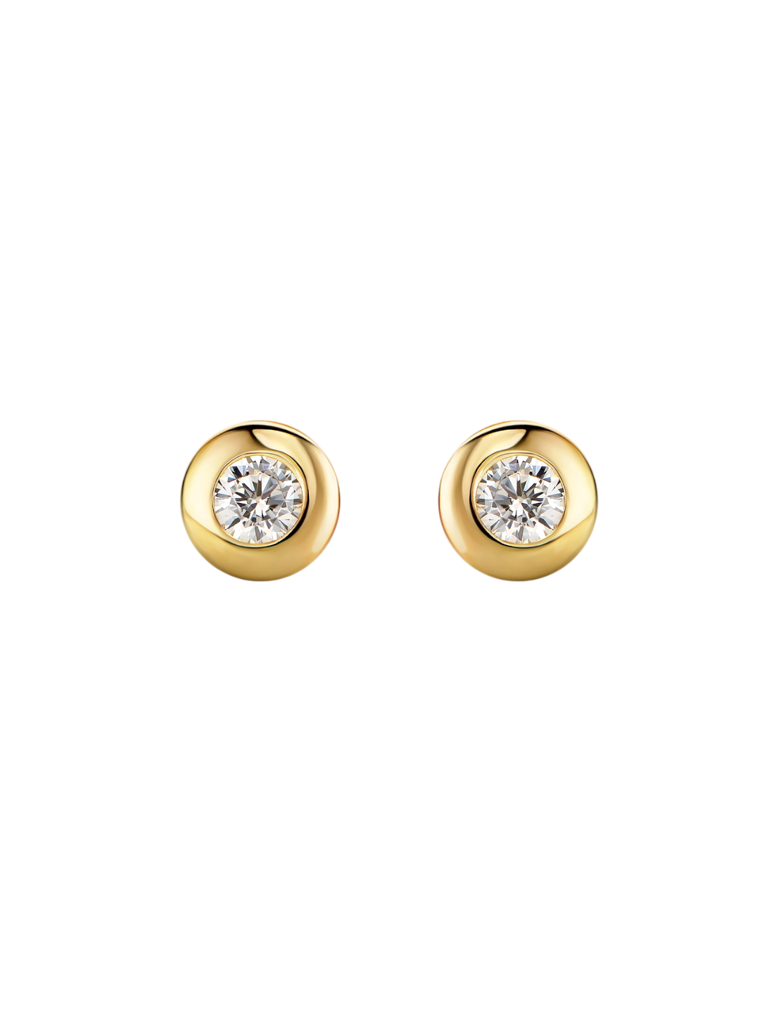 9kt Yellow Gold Stud Earrings