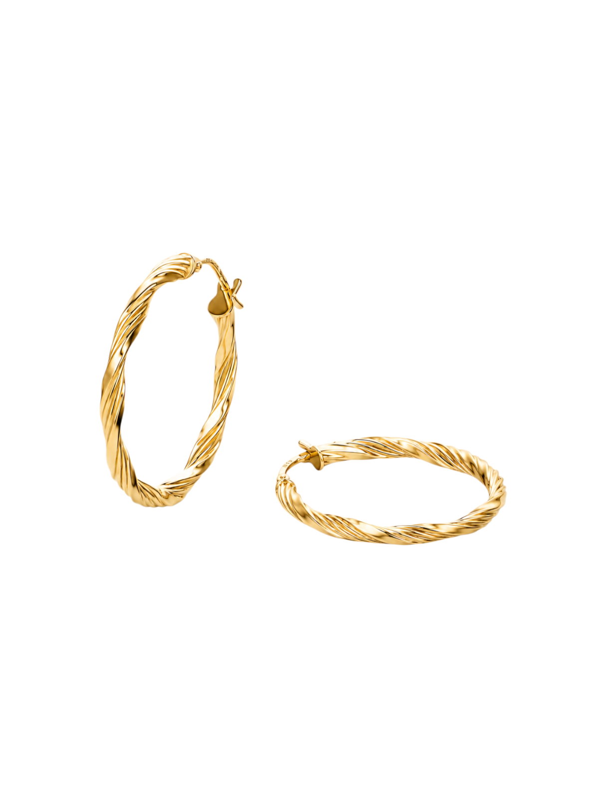 9kt Yellow Gold Hoop Earrings