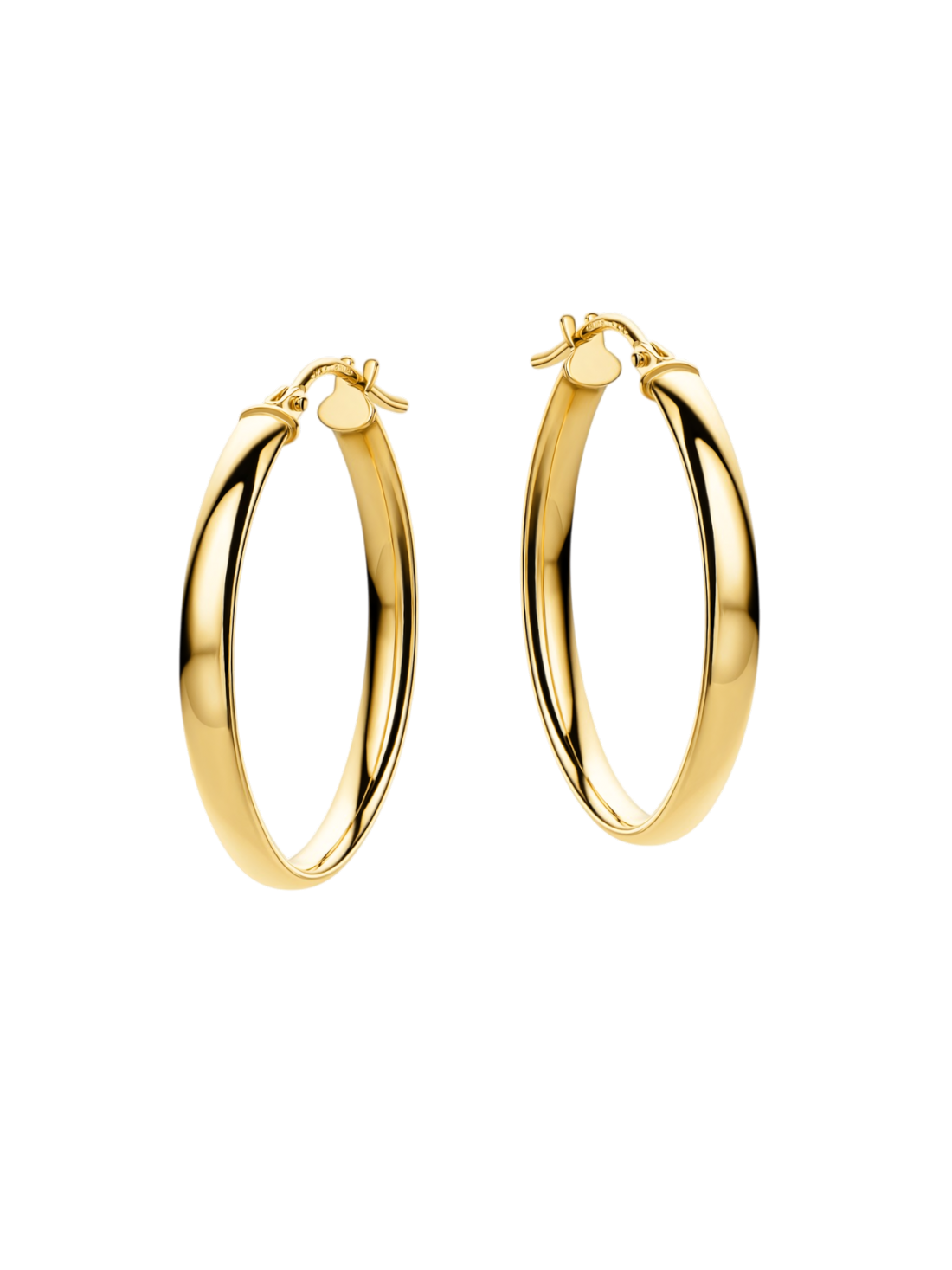 9kt Yellow Gold Hoop Earrings
