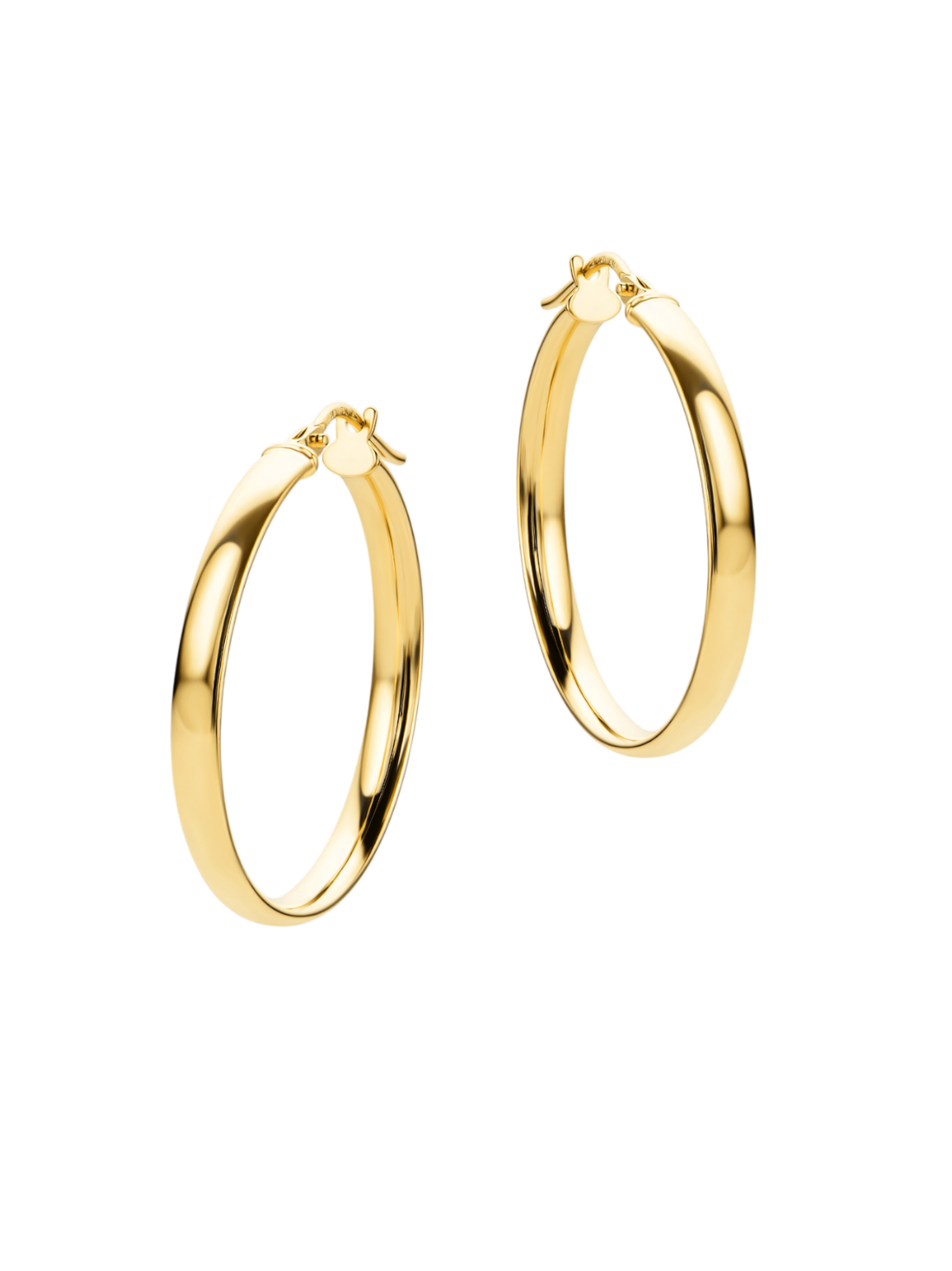 9kt Yellow Gold Hoop Earrings